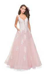 La Femme 25624 Blush-White