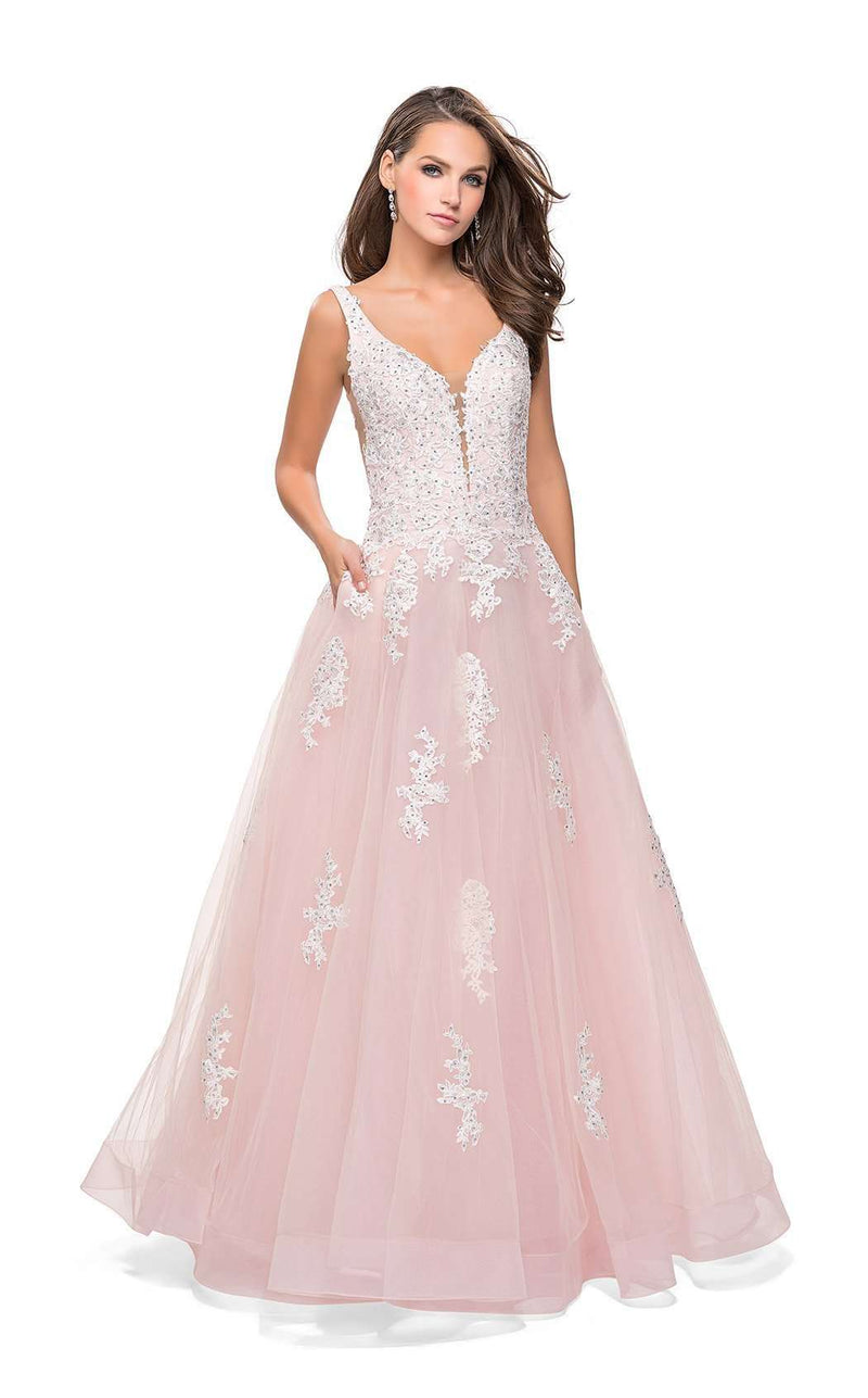 La Femme 25624 Blush-White