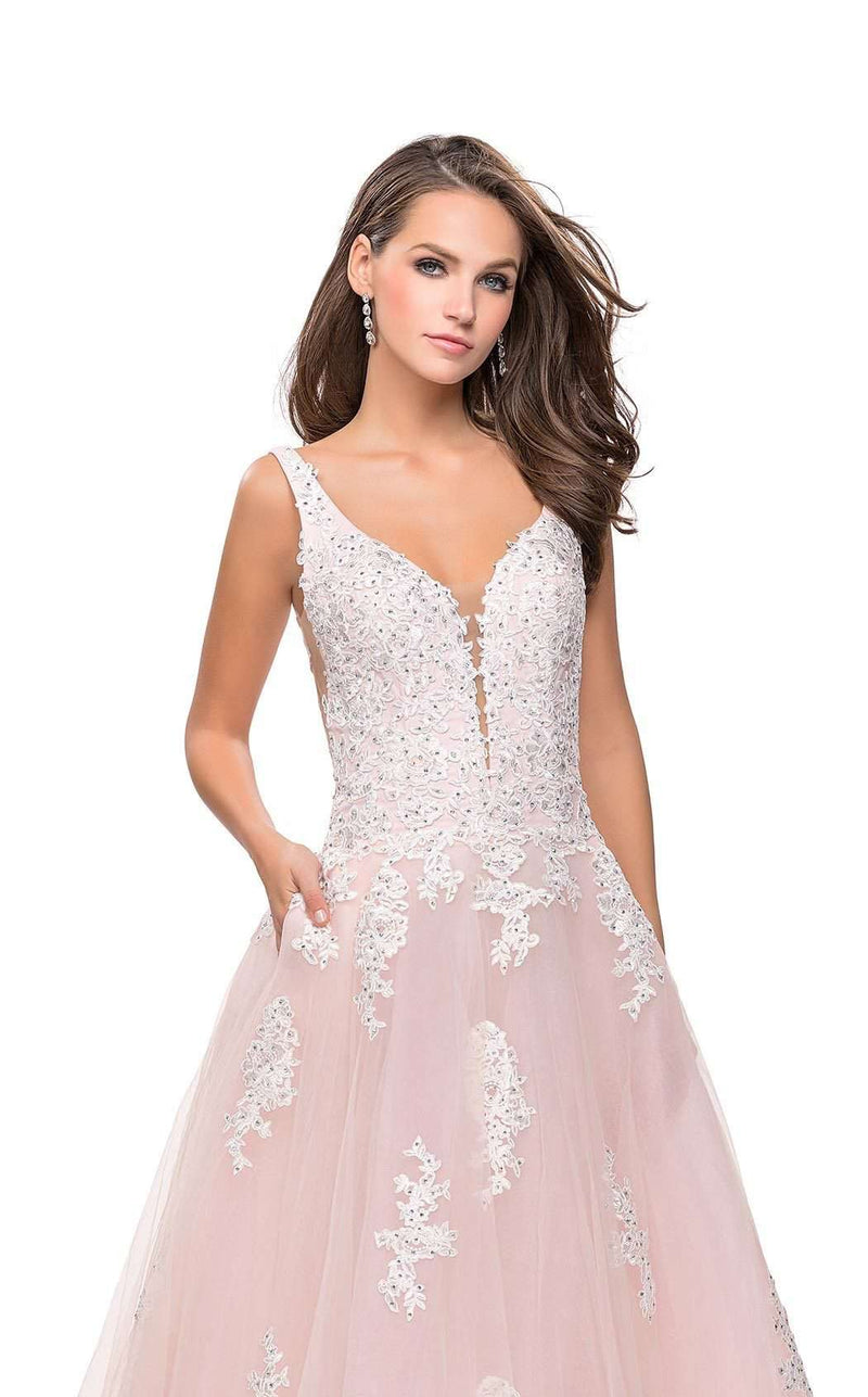 La Femme 25624 Blush-White