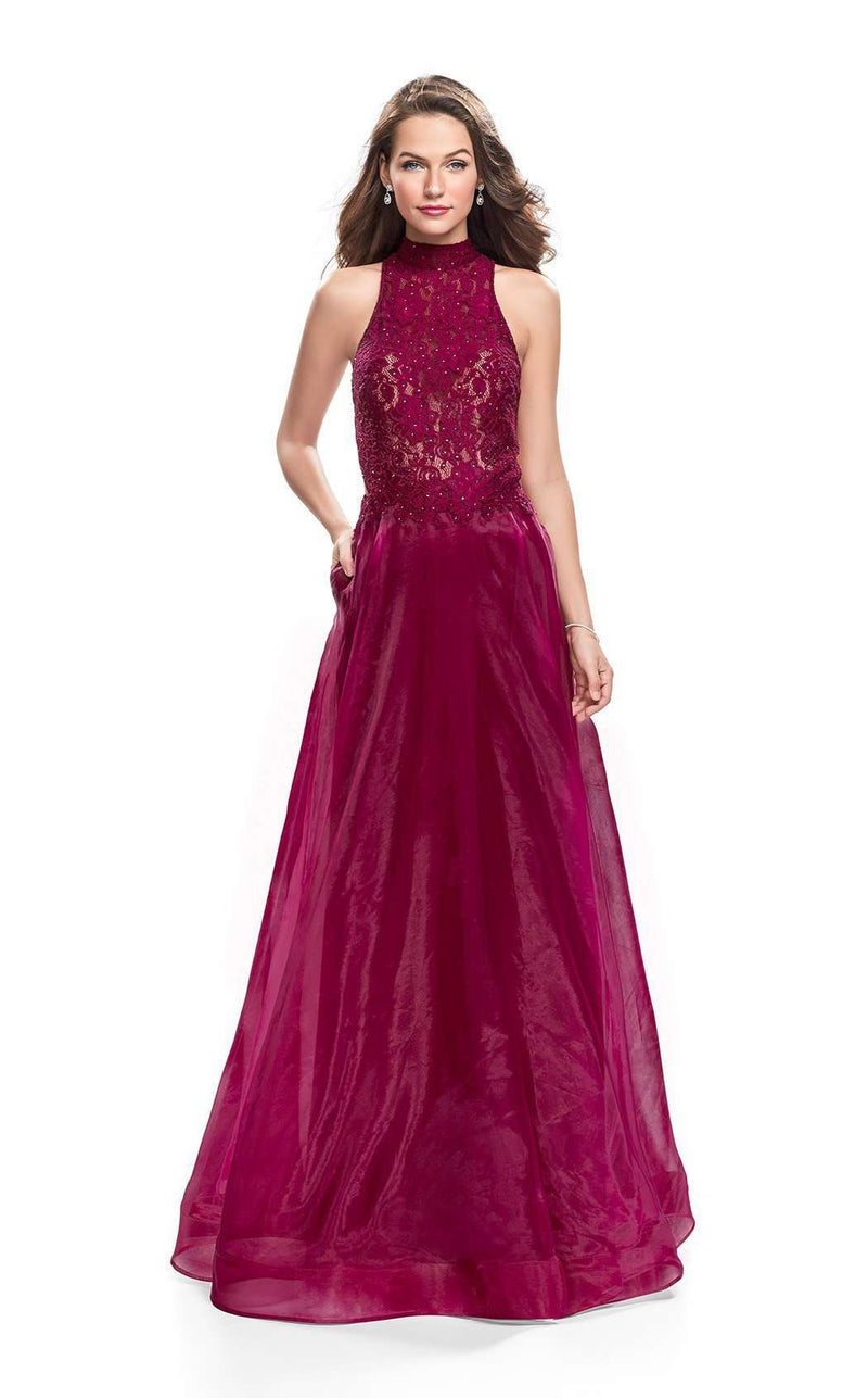 La Femme 25664 Prom Dress - Garnet | NewYorkDress La Femme 25664 Prom Dress - Garnet | NewYorkDress