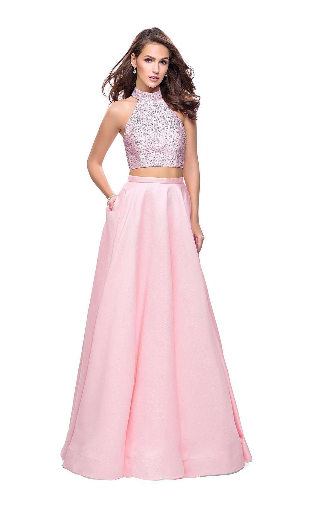 La Femme 25705 Prom Dress - Blush | NewYorkDress