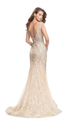 La Femme 26125 Gold-Nude