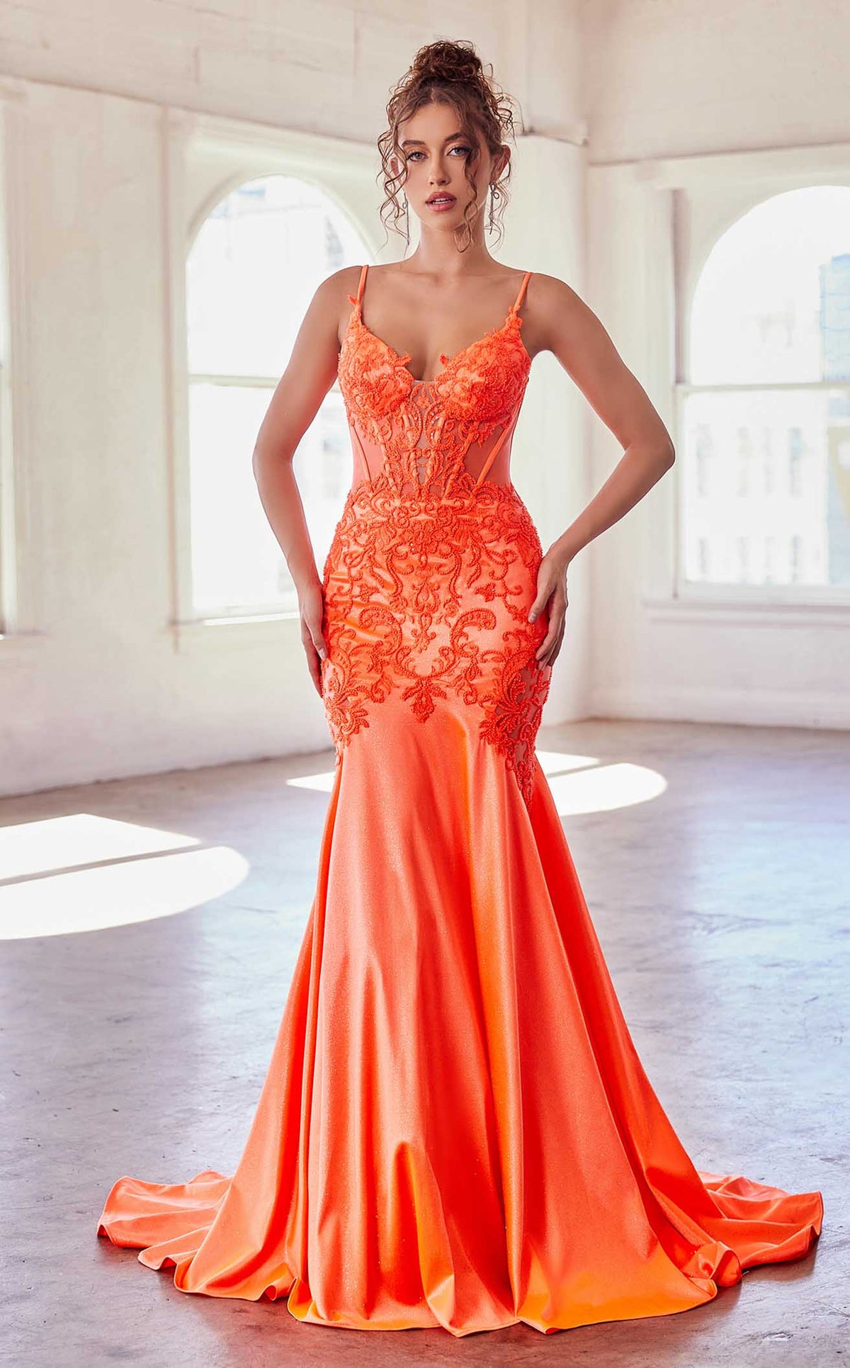 LaDivine CDS470 Prom Dress - Dusty-Blue | NewYorkDress LaDivine CDS470 Prom Dress - Dusty-Blue | NewYorkDress