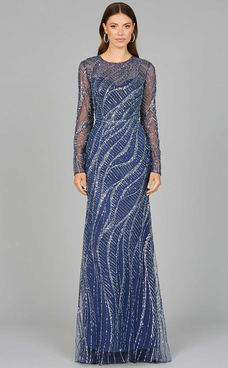 lara long aqua dress Delfi Collective