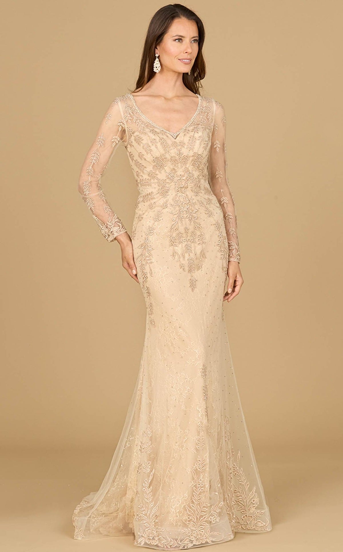 sachin and babi light blue dress Champagne Wedding Guest Dresses – Couture Candy main image 0