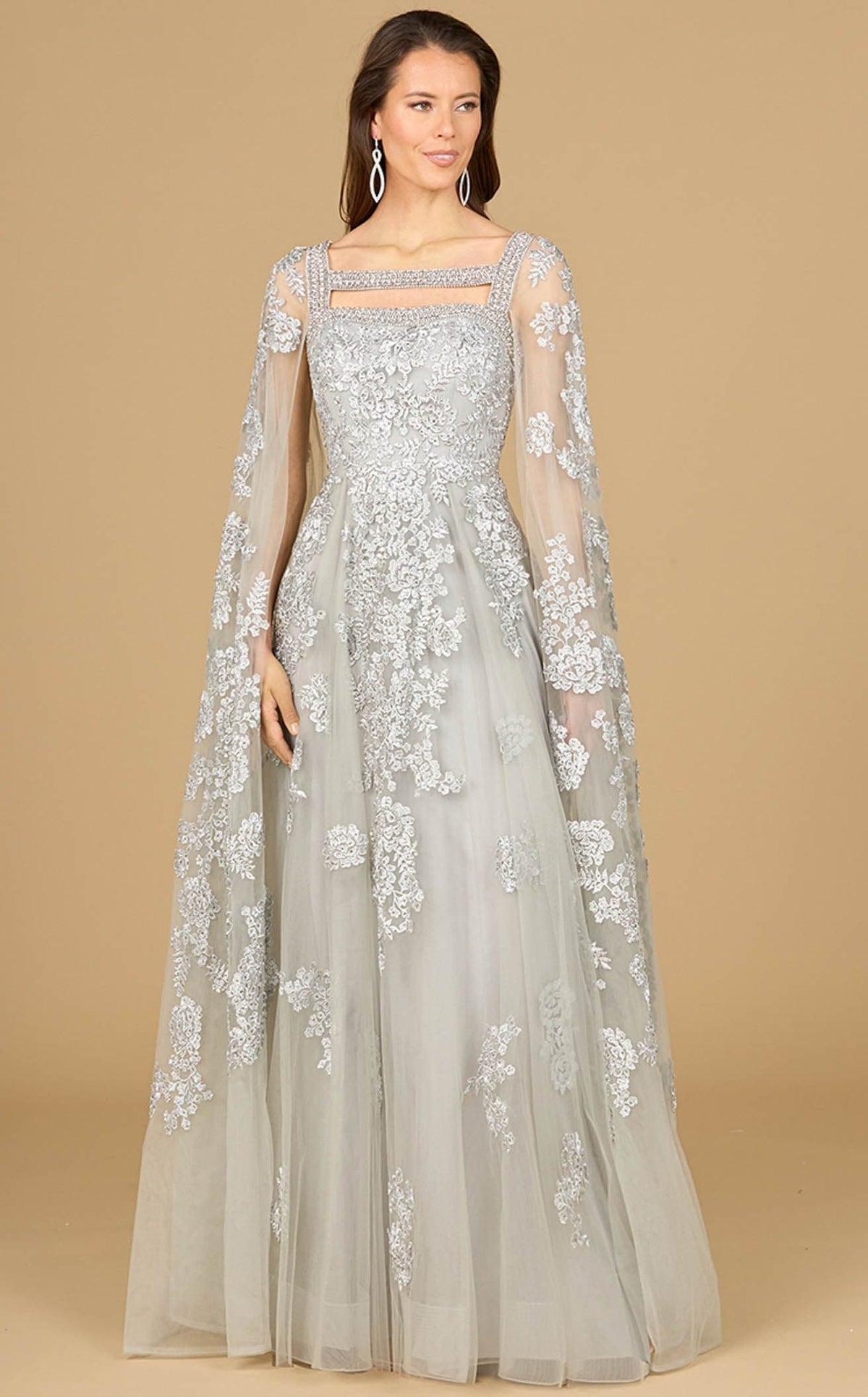 Lara 29138 Prom Dress - Silver | NewYorkDress Lara 29138 Prom Dress - Silver | NewYorkDress