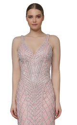 Modessa Couture M18001 Pink
