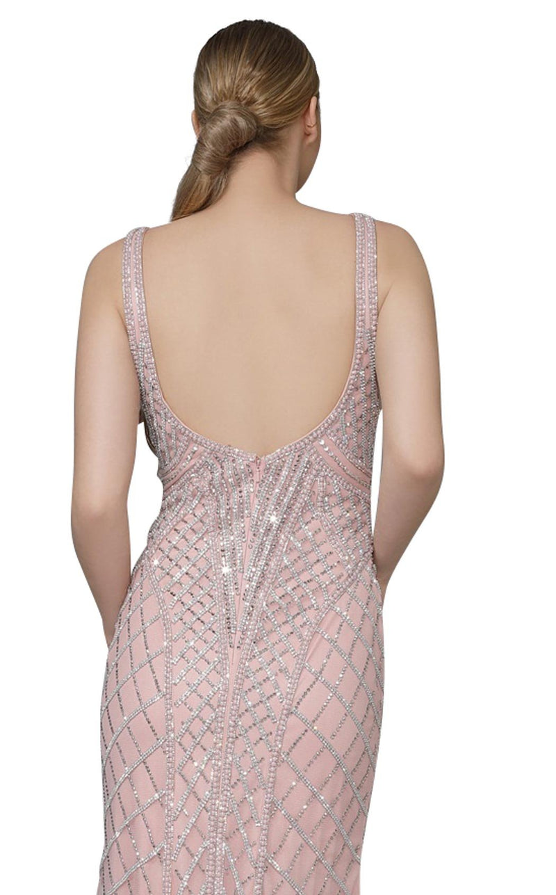 Modessa Couture M18001 Pink