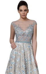 Modessa Couture M18002 Blue