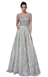 Modessa Couture M18002 Blue