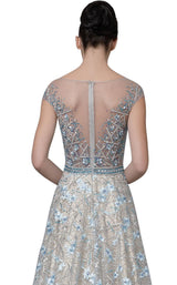 Modessa Couture M18002 Blue