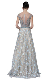 Modessa Couture M18002 Blue