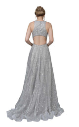 Modessa Couture M18006 Grey/Silver