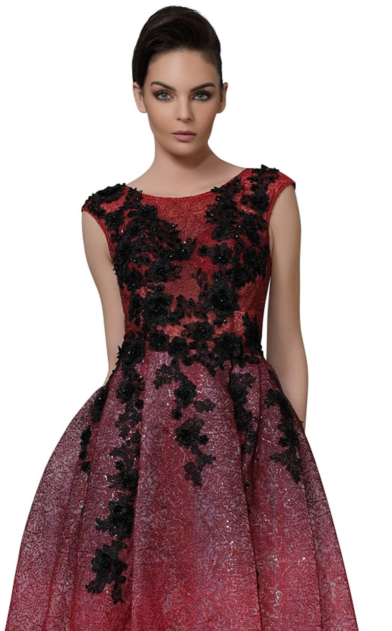 Modessa Couture M18020 Red