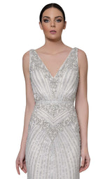Modessa Couture M18023 Silver