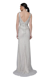 Modessa Couture M18023 Silver