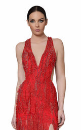 Modessa Couture M18025 Red