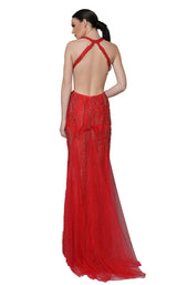 Modessa Couture M18025 Red