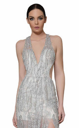 Modessa Couture M18025 Silver