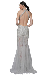 Modessa Couture M18025 Silver