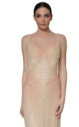 Modessa Couture M18027 Pink