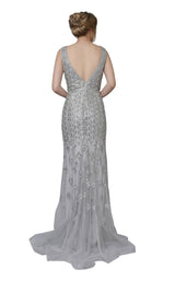 Modessa Couture M18029 Silver