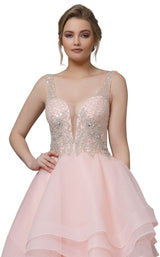 Modessa Couture M18038 Pink