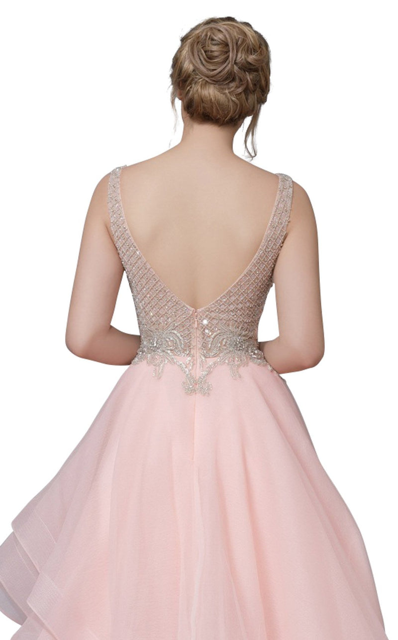 Modessa Couture M18038 Pink
