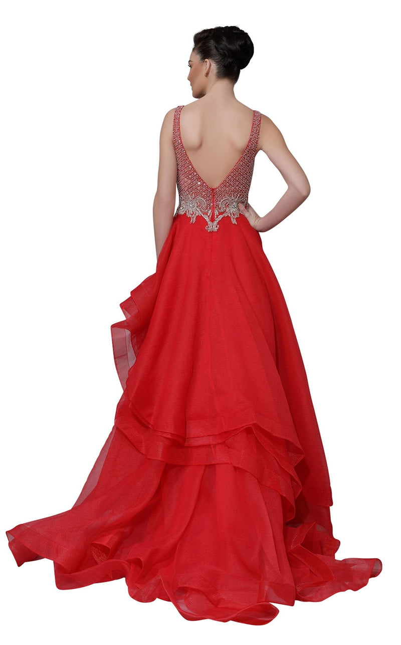 Modessa Couture M18038 Red