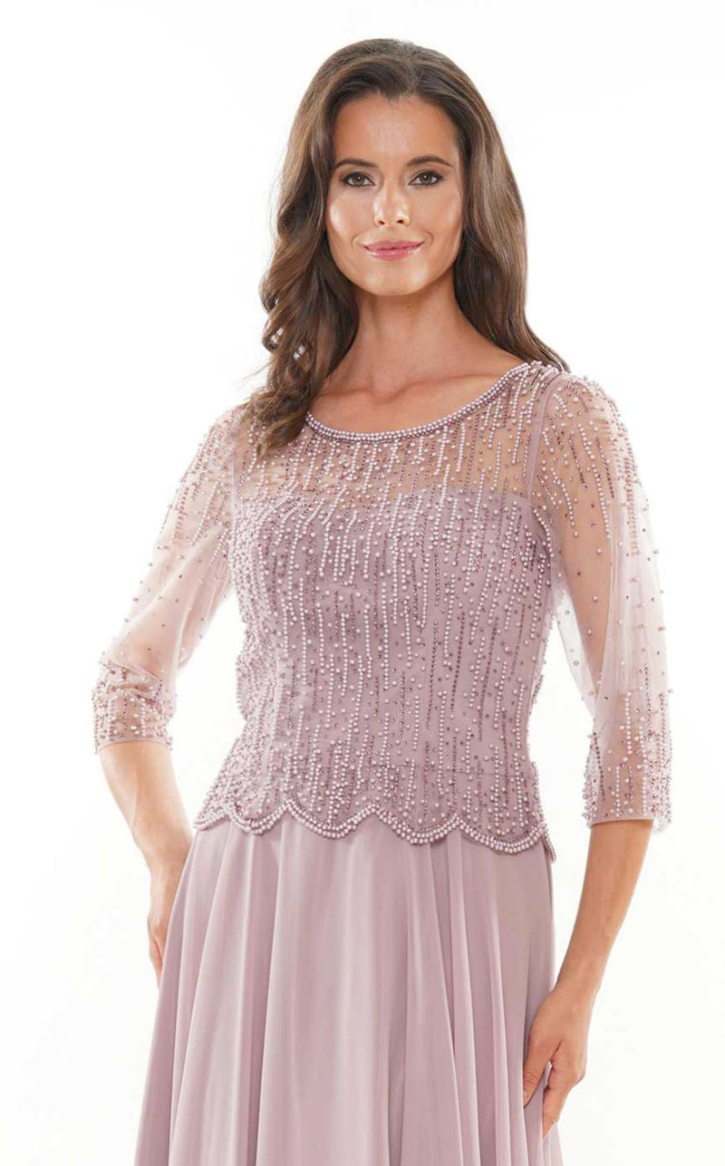 Marsoni M312 Women's Formal Evening & Wedding Guest Dress - Grey