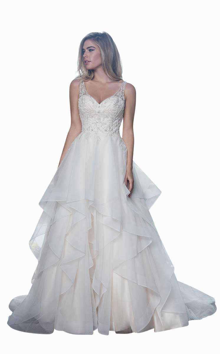 Rachel Allan M612 Bridal Ivory