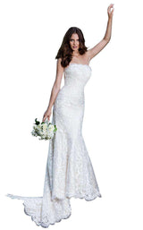 Rachel Allan M625 Bridal White