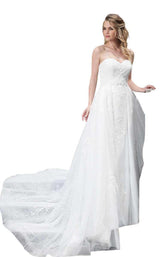 Rachel Allan M638 Bridal White