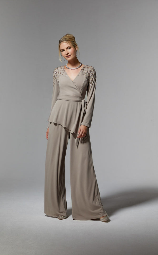 MGNY 72911 Jumpsuit Latte