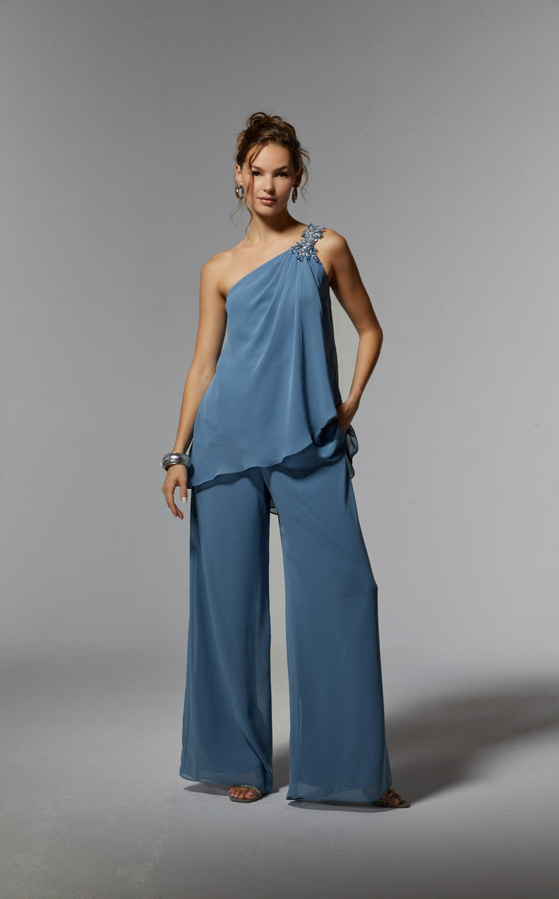 MGNY 72912 Jumpsuit Slate