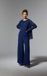 MGNY 72913 Jumpsuit Sapphire