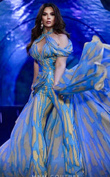 MNM Couture 2734 Blue/Beige