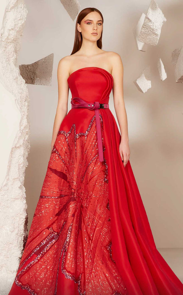 MNM Couture E0013 Red
