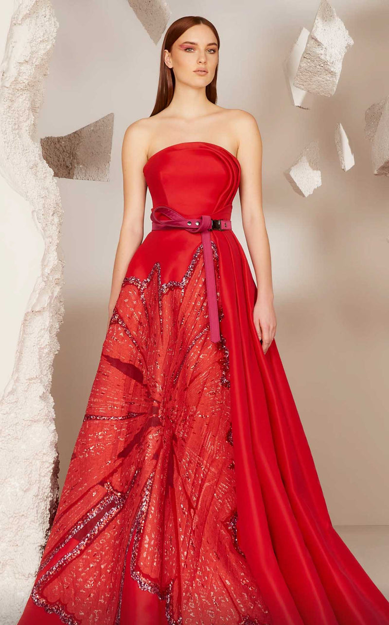 MNM Couture E0013 Red