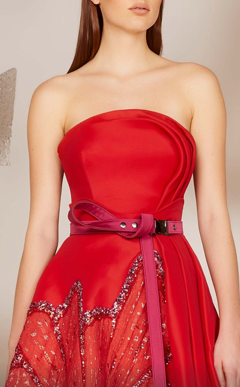 MNM Couture E0013 Red