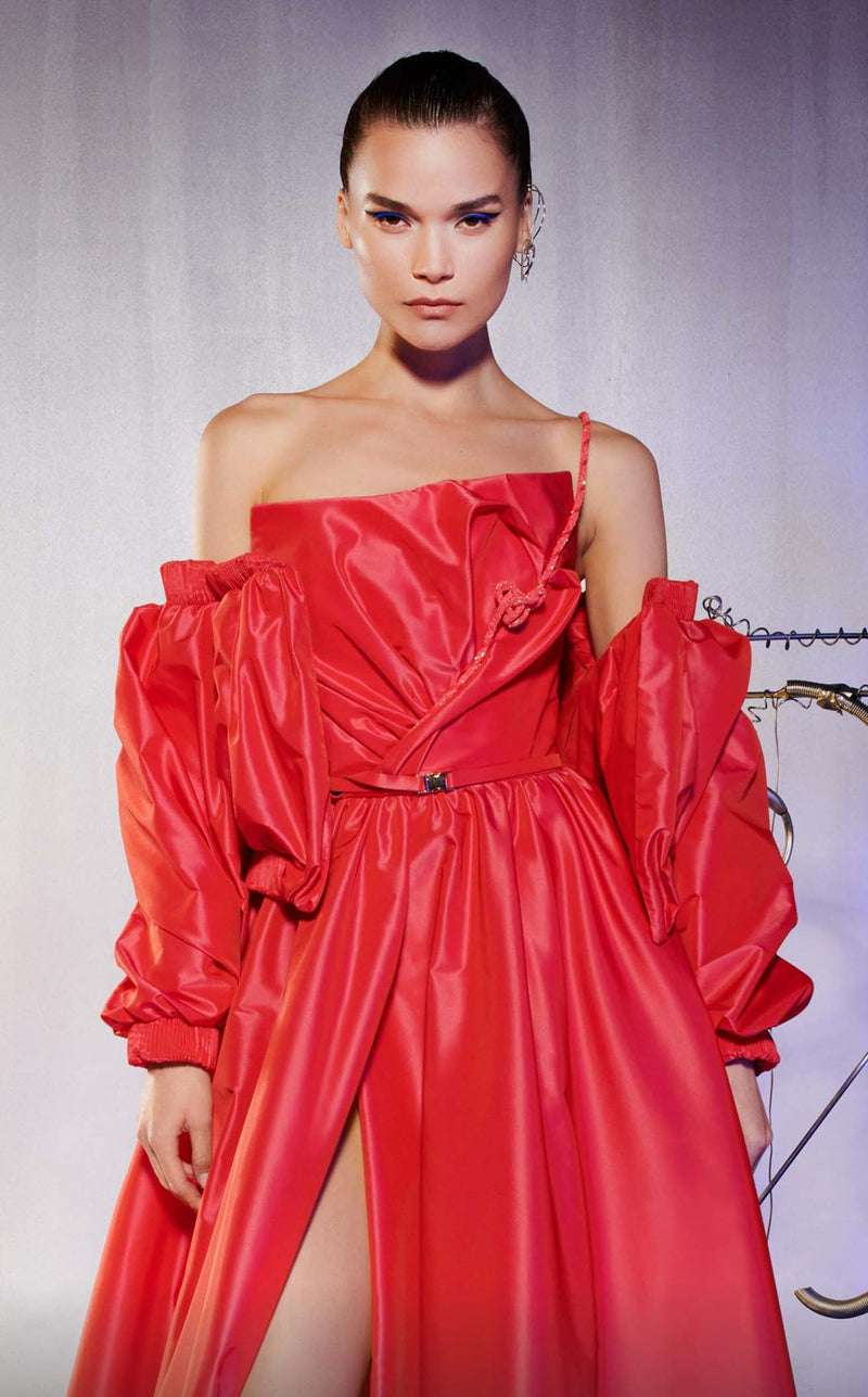 mnm couture red dress MNM Couture