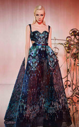 MNM Couture E0058 Navy Blue