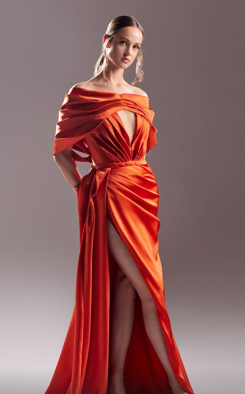 MNM Couture G1539 Orange