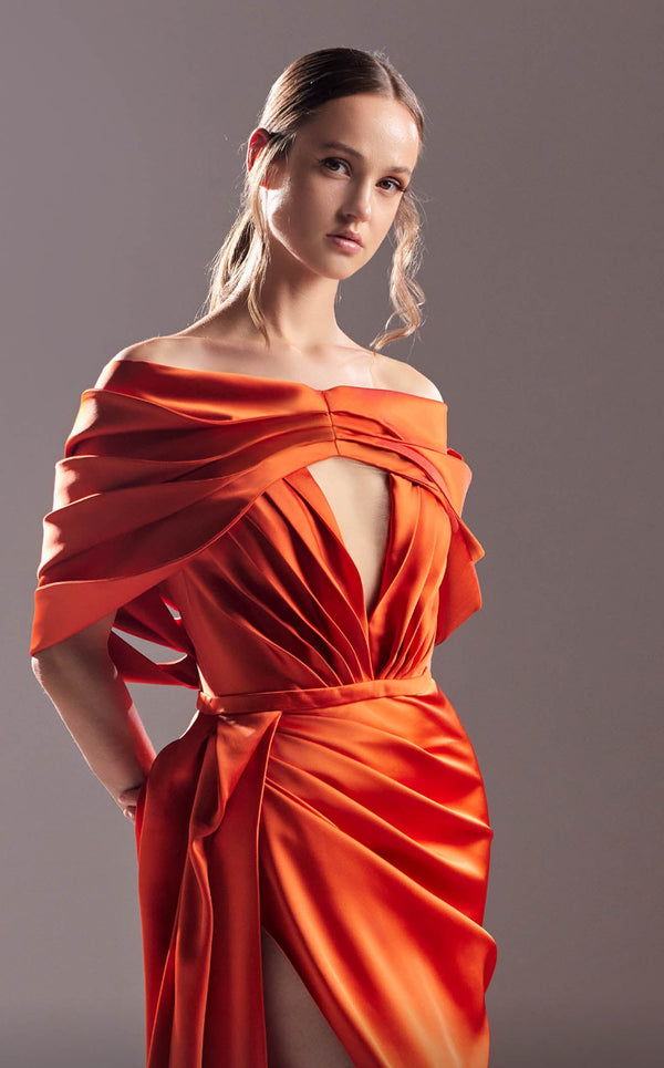 MNM Couture G1539 Orange