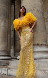 MNM Couture K4031 Yellow