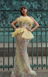MNM Couture K4032 Yellow
