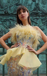 MNM Couture K4032 Yellow