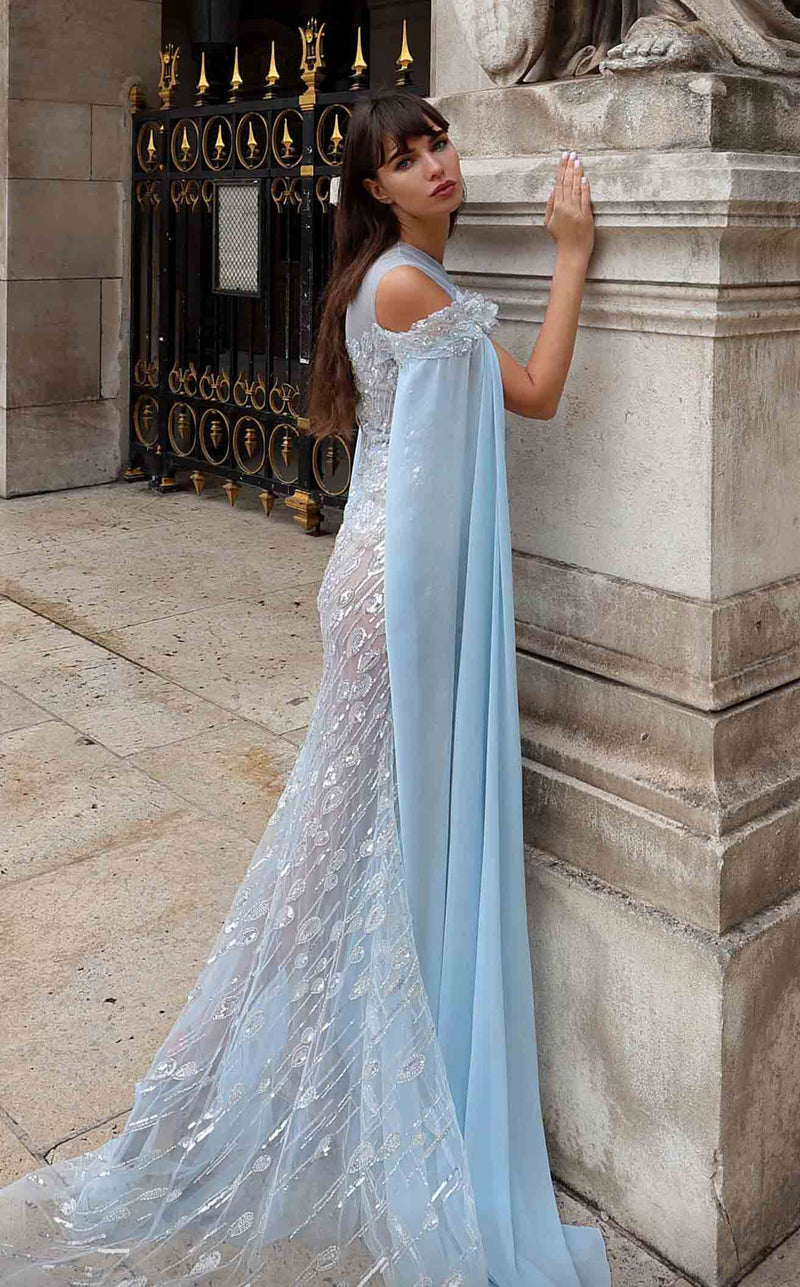 MNM Couture K4033 Light Blue