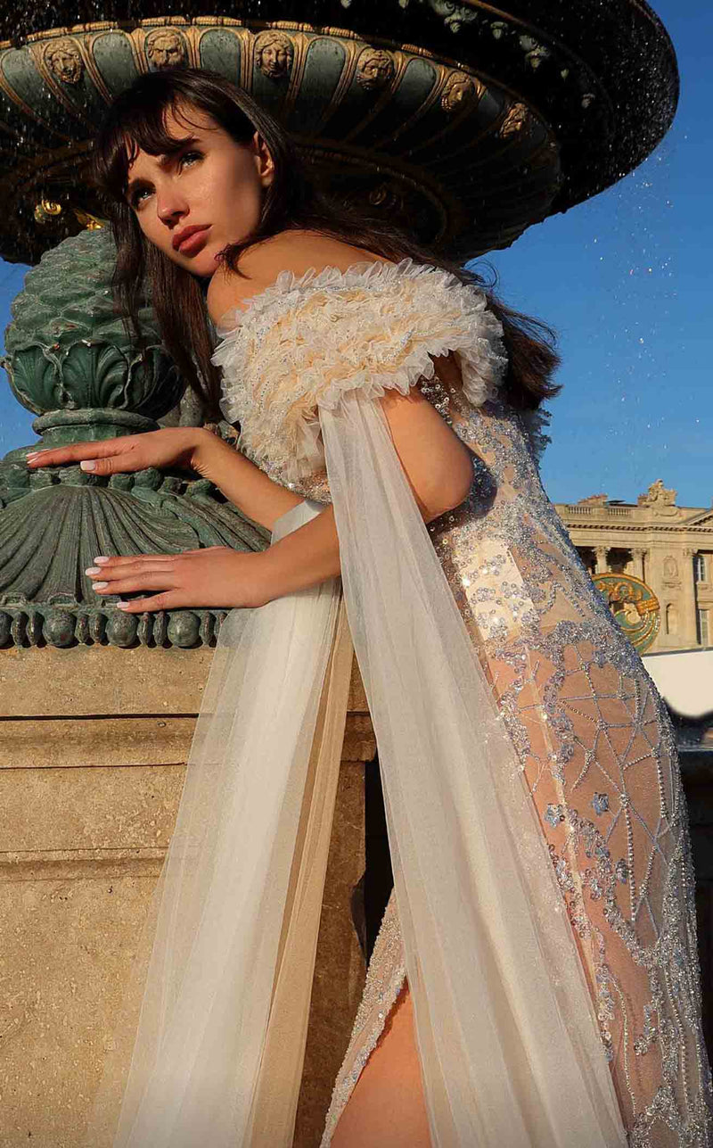 MNM Couture K4034 Off White