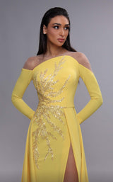 MNM Couture K4089 Yellow